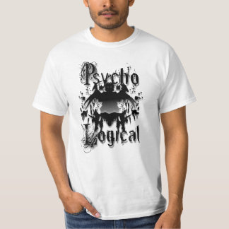 T-shirt test d'encre en tache vu d'après la perception mod