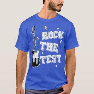 T-shirt Test Jour Enseignant Rocher le Test Guitare Test