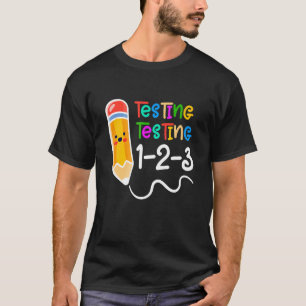 T-shirt Test Test Test 123 Test Jour Enseignant