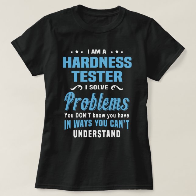 T-shirt Tester de dureté (Design devant)