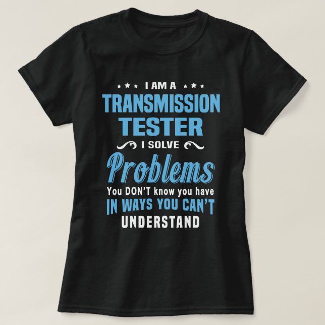 T-shirt Tester de transmission (Design devant)