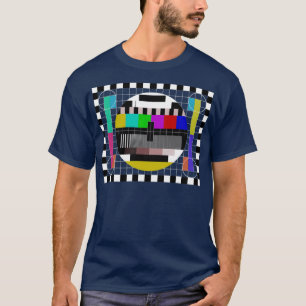 T-shirt Tester la carte motif Tester l'image TV
