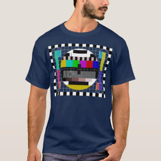 T-shirt Tester la carte motif Tester l'image TV