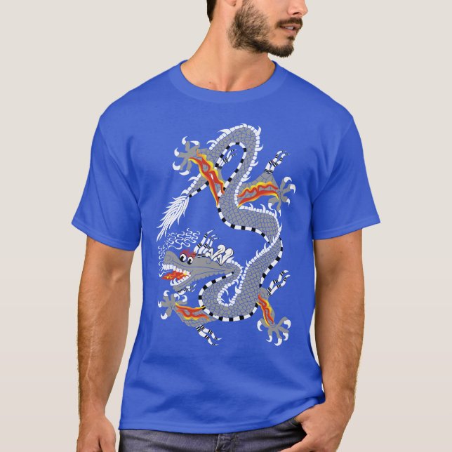 T-shirt Testeur chinois dragon (Devant)
