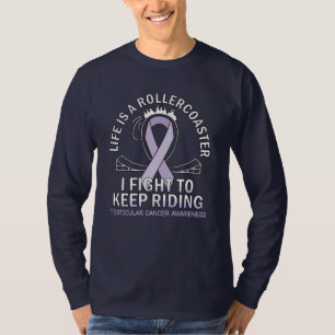 T-shirt Testicule de sensibilisation au cancer brun ruban
