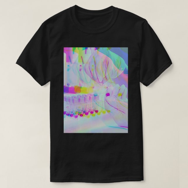 T-shirt TESTS DE LABORATOIRE Médicales DE LABORATOIRE SCIE (Design devant)