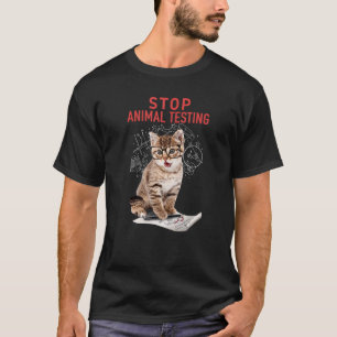 T-shirt Tests de Math Kitten Graphic de l'essai des animau