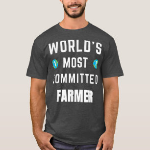 T-shirt Tet drôle dire le plus engagé des paysans du monde