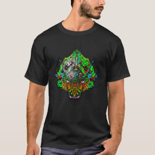T-shirt Tête Alien - vert