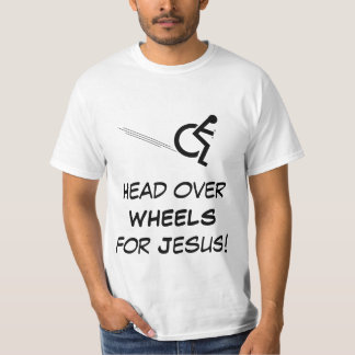 T-shirt Tête au-dessus des roues