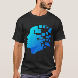 T-shirt tête bleue