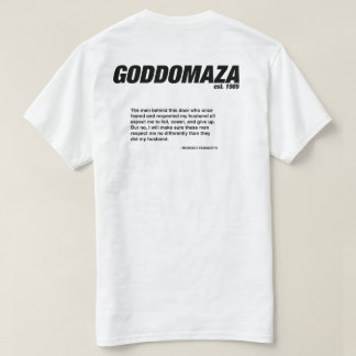 T-SHIRT TÊTE CLASSIQUE GODDOMAZA AVEC DEVIS MOMOKO