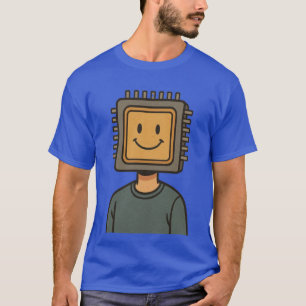 T-shirt tête cpu