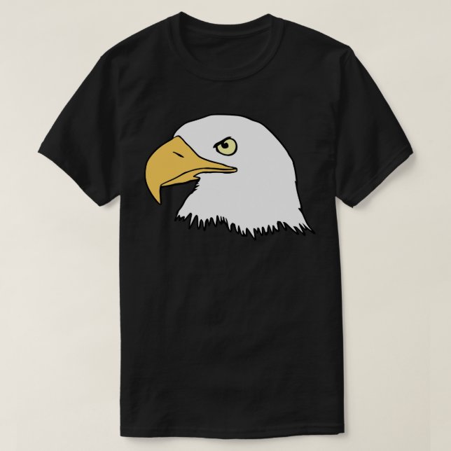 T-shirt Tête d'aigle à tête 1 (Design devant)