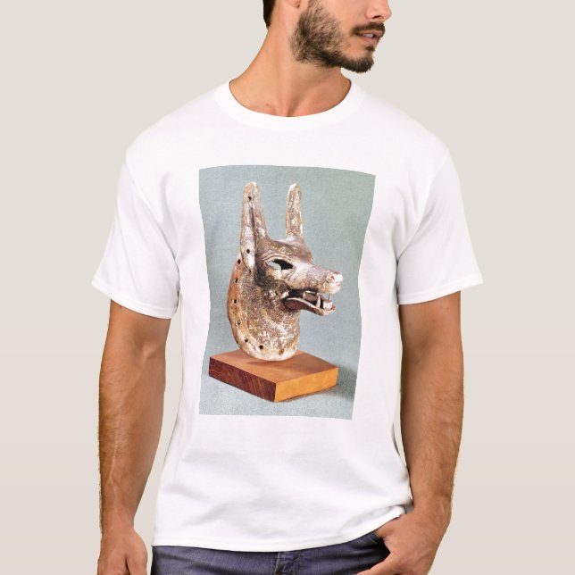 T-shirt Tête d'Anubis, avec une mâchoire articulée (Devant)