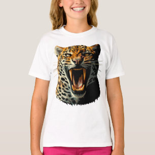 T-shirt Tête d'attaque du léopard