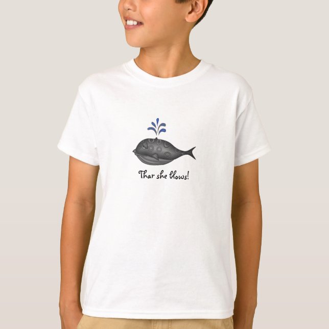 T-shirt Tête de baleine (Devant)