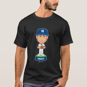 T-shirt Tête de baseball de Yoshinobu Yamamoto Los Angeles
