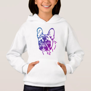 T Shirt tête de bouledogue français Bulldog frança