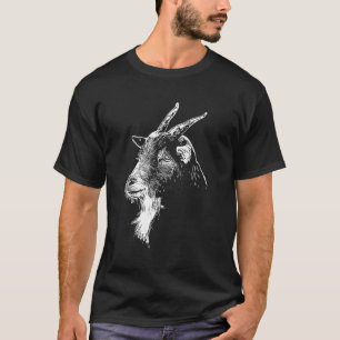 T-shirt Tête de chèvre
