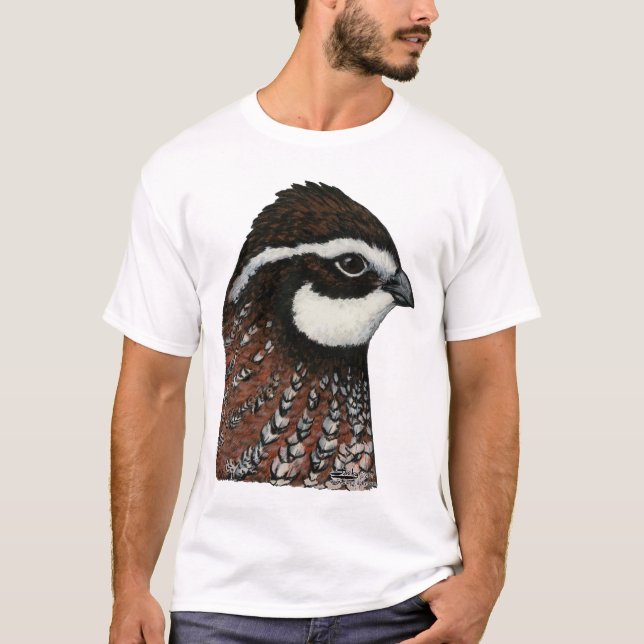 T-shirt Tête de Colin de Virginie (Devant)