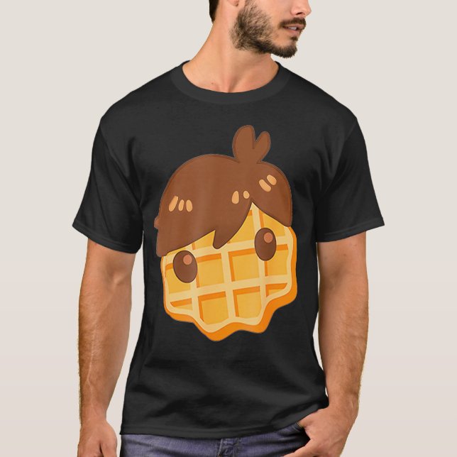 T-shirt Tête de gaufre GRIAN (Devant)