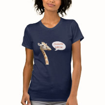 Tête de girafe et portrait de cou. humour