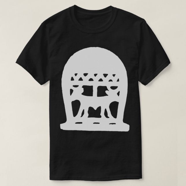 T-shirt Tête de hache à tête double égyptienne (Design devant)