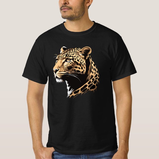 T-shirt Tête de léopard (Devant)