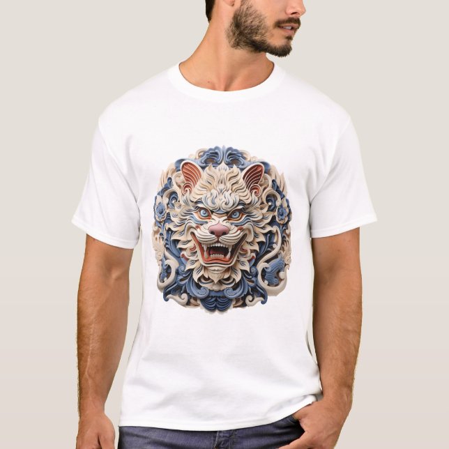 T-shirt Tête de lion (Devant)