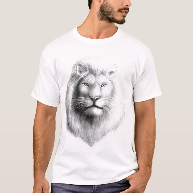 T-shirt Tête de lion (Devant)