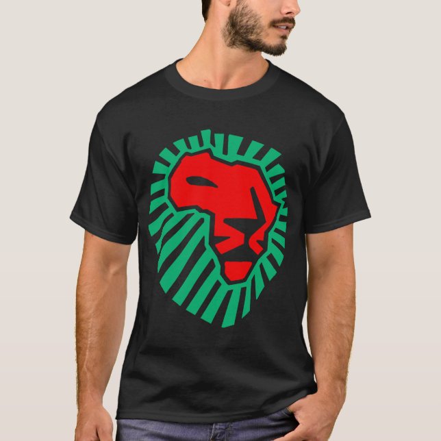 T-shirt Tête de lion cette fois pour l'Afrique Waka-waka (Devant)
