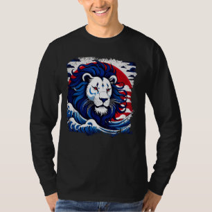 T-shirt Tête De Lion Colorée Pour Les Amateurs De Lions Av