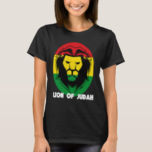 T-shirt Tête de lion rastafari souvenir Jamaïque Rasta Roo