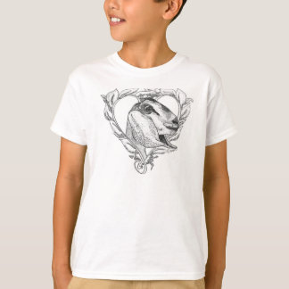 T-shirt Tête de Nubian au coeur