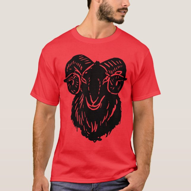 T-shirt Tête de RAM (Devant)