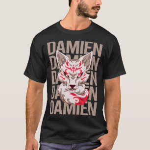 T-shirt Tête de Renard - Nom Damien