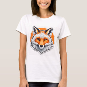 T-shirt Tête de renard vibrant