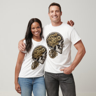 T-shirt Tête de Steampunk