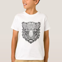 Tête de tigre de style