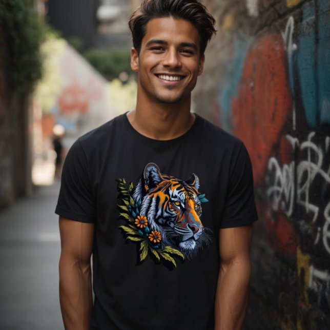 T-shirt Tête de tigre du Bengale tendance design - Big Cat (Créateur téléchargé)