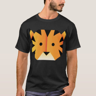 T-shirt Tête de tigre en papier