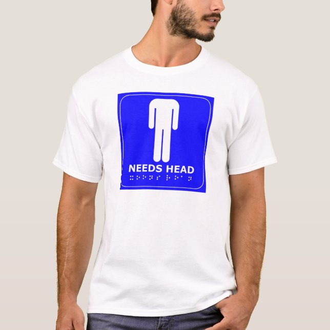 T-shirt Tête des besoins (Devant)