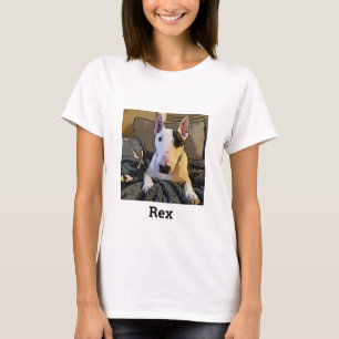 T-shirt Tête d'impression de dessin animé Rex