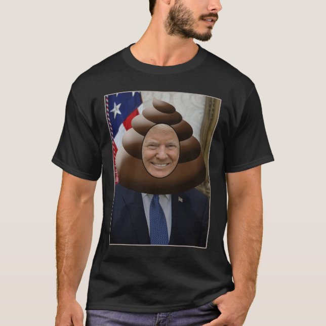 T-shirt Tête drôle d'Emoji de dunette d'atout (Devant)