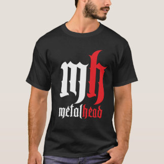T-shirt Tête en métal avec le bord !