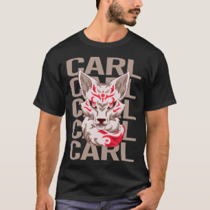 T-shirt Tête Fox - Nom Carl