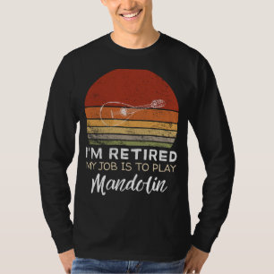 T-shirt Tête Mandolin Retraite : Strum & Smile!