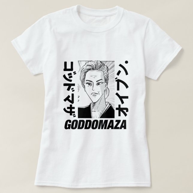 T-SHIRT TÊTE MOMOKO CLASSIQUE TEXTE ÉPAIS BLANC TEXTE (Design devant)