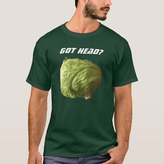 T-shirt Tête obtenue (de laitue) ? (Devant)